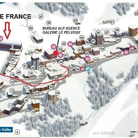Le France - 4 Pieces 6/7 Pers - Le France - 927fr - Plagne Centre Mae-5154 Апартаменты