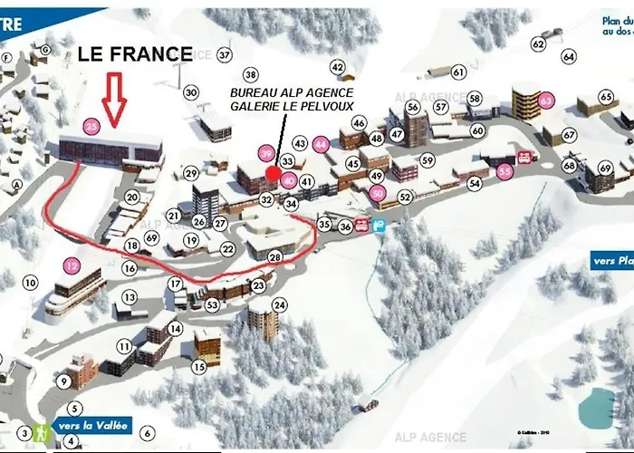 Le France - 4 Pieces 6/7 Pers - Le France - 927fr - Plagne Centre Mae-5154 La Plagne